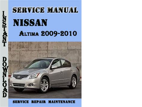 2010 Nissan Altima manual pdf